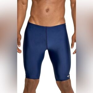 Speedo Men's Swimsuit Jammer ProLT Solid Navy Competitive US Size 26 NIB
